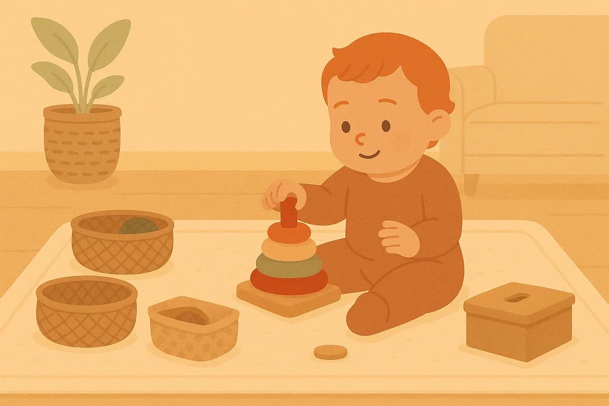 5 Montessori Activities for 1-Year-Olds