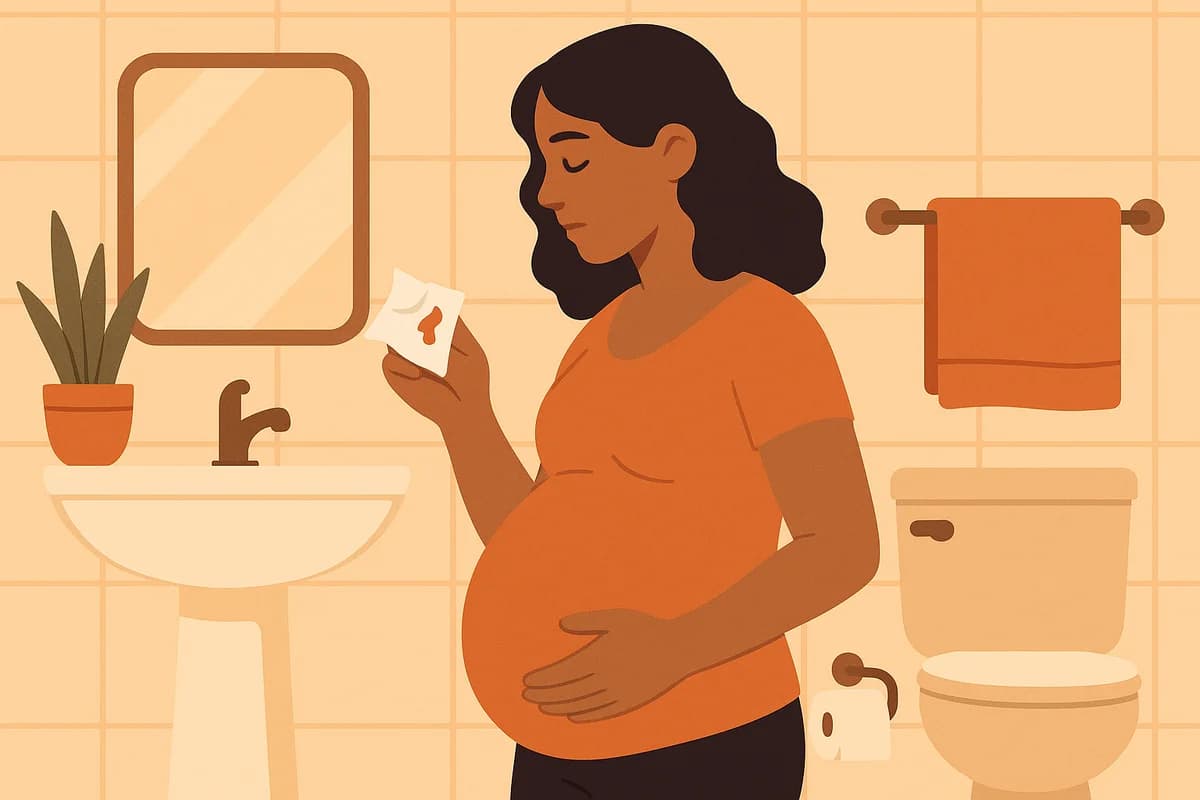 Tampão mucoso com sangue: é normal?